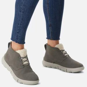 Sorel Explorer II Drift Quarry Dove Lace Up Booties Boots Shoes Multi Size NEW